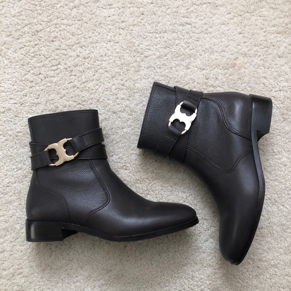 Tory Burch Gemini bootie brown